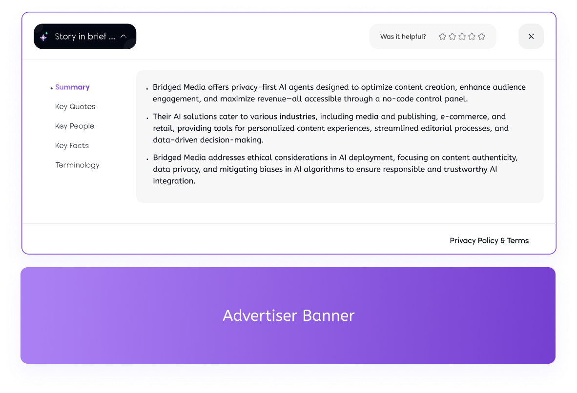 Advertiser Ad-On Agent